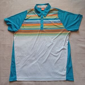 Puma Cool Cell Multicolor Golf Polo Men's Size XL